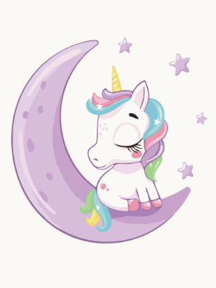 Picture of Unicorn On The Moon Wrapped