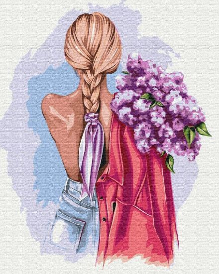 Picture of A Delicate Bouquet Wrapped