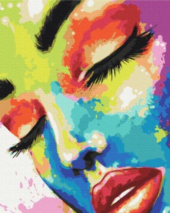 Picture of Woman In Colors Wrapped