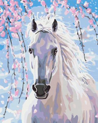 Picture of Horse In Flowers Boxed
