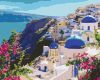 Picture of Santorini Landscape Boxed
