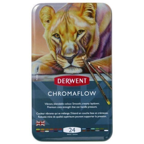 Picture of Derwent Chromaflow Tin 24