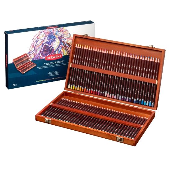 Picture of Coloursoft Wooden Box 72 