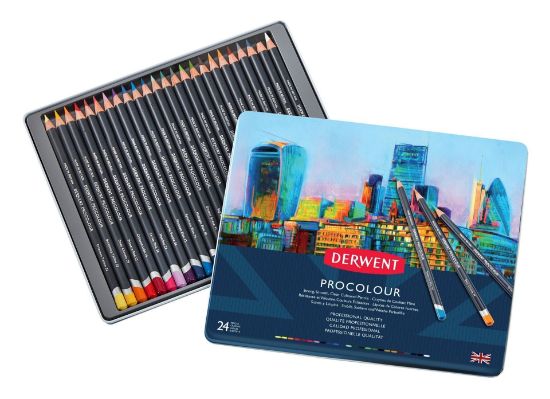 Picture of Procolour Pencil Tin Of 24