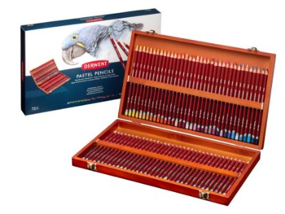 Picture of Pastel Pencil Wooden Box 72 