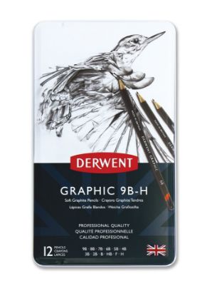 Picture of Graphic Pencil Soft Tin 12 9B-H