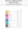 Picture of Derwent Pastel Shades Paint Pan Set