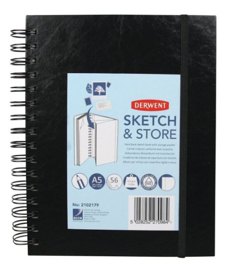 Picture of Derwent Sketch & Store Book A5