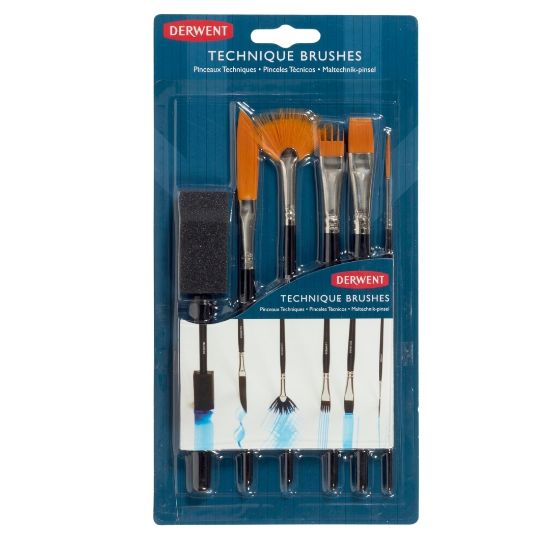 Picture of Derwent Techniques Brush Set