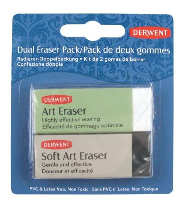 Picture of Derwent Dual Eraser Pack 2 