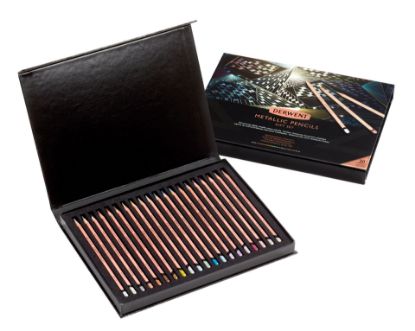 Picture of Derwent Metallic 20Th Anniversary Set 20 Metallic Pencils