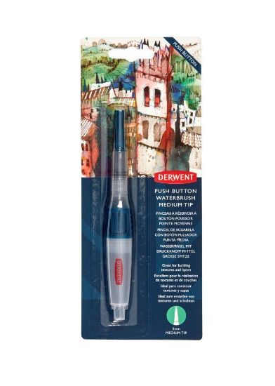 Picture of Derwent Push Button Waterbrush Medium