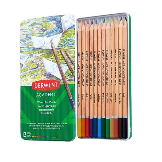 Picture of Academy Pencil W/Col Tin 12 