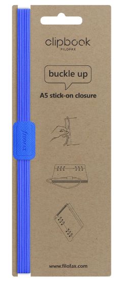 Picture of C/Book A5 Elastic Closure Blue (A)