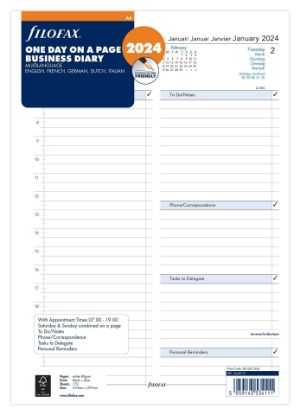 Picture of A4 Day Per Page (D) (R) Business Diary
