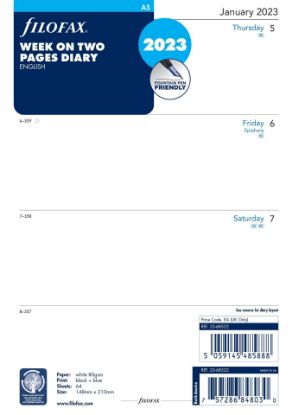 Picture of A5 Week On Two Pages (D) (R) Diary