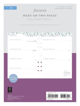 Picture of Org A5 Week To View (D) (R) Illustrated  Garden