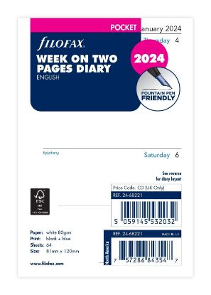 Picture of Org Pocket Week On Two (D) (R) Diary
