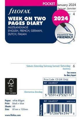 Picture of Org Pocket Week To View (D) (R) Classic