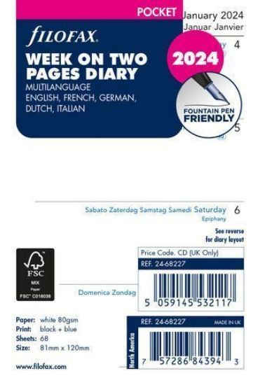 Picture of Org Pocket Week To View (D) (R) Classic