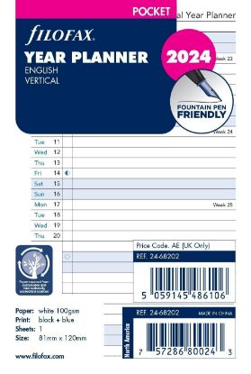 Picture of Org Pocket Year Planner Vertical (D) (R)