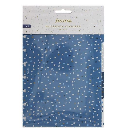 Picture of N/Book A5 Pattern Divider (R) Indigo 