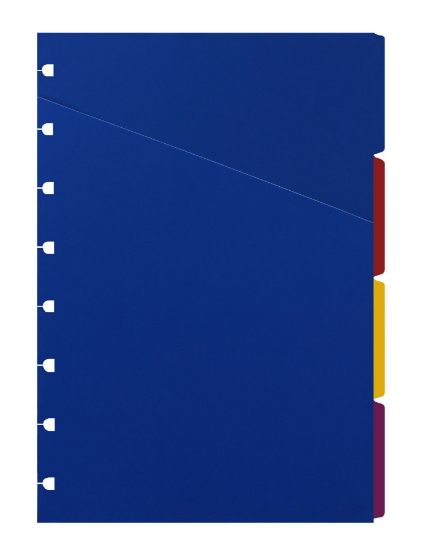 Picture of N/Book A5 Blank Dividers (R) Coloured Dividers 4  Tab