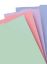 Picture of N/Book A4 Blank Dividers (R) Pastel Divider 4 Blank Tab