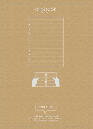 Picture of C/Book A5 Ruled Notepaper (R)