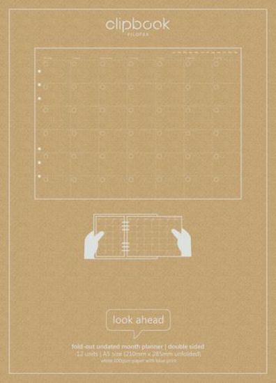 Picture of C/Book A5 Undated Month (R) Planner