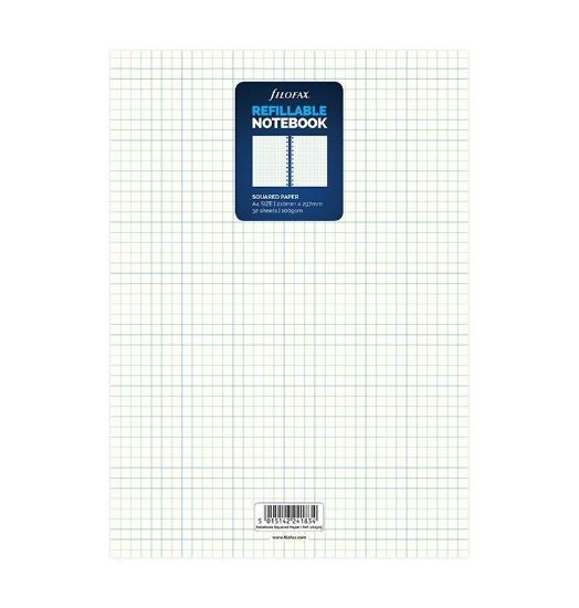 Picture of N/Book A4 White Note Paper (R) Squared Note Paper