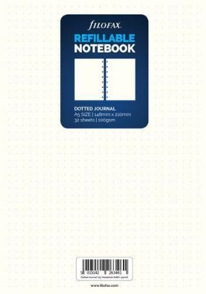 Picture of N/Book A5 White Note Paper (R) Dotted 