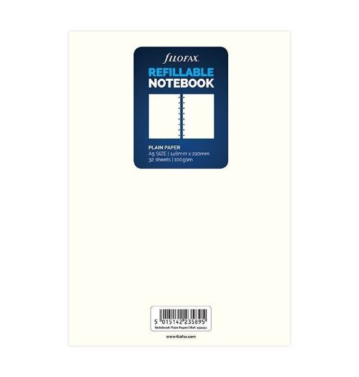 Picture of N/Book A5 White Note Paper (R) Plain