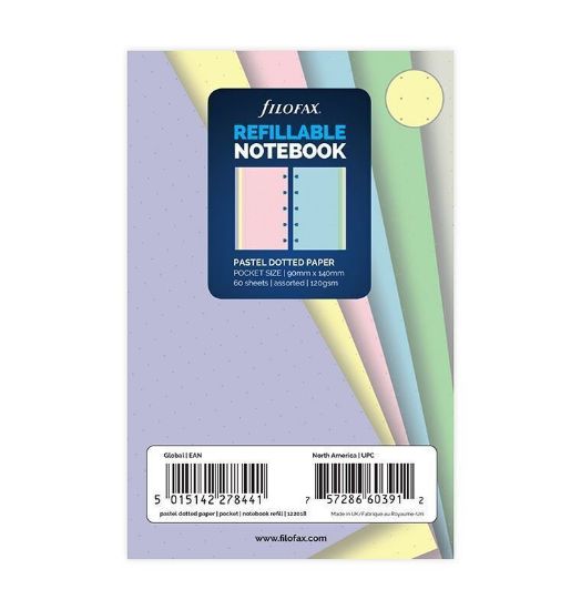 Picture of N/Book Pocket Pastel Paper (R) Dotted 