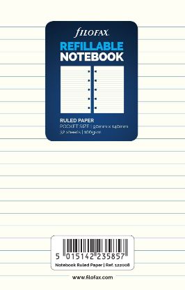 Picture of N/Book Pocket White Paper (R) Ruled 