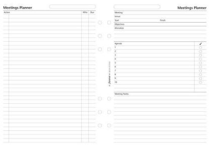 Picture of Org A5 Meeting Planner Undated (R)