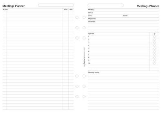 Picture of Org A5 Meeting Planner Undated (R)