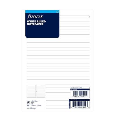 Picture of Org A5 Ruled Notepaper White (R)