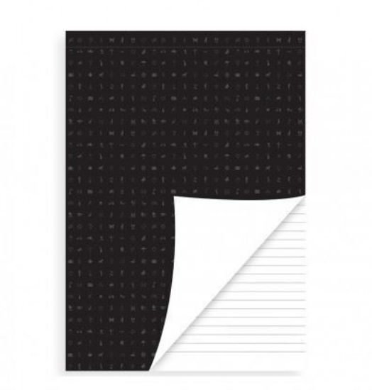 Picture of Org A5 Ruled Perforated (R) Notepad Pink