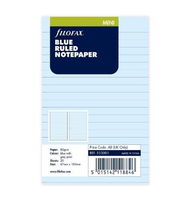 Picture of Org Mini Ruled Notepaper (R) Blue