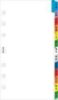 Picture of Org Personal A-Z Index 2 Letters (R)  Per Tab Multicoloured