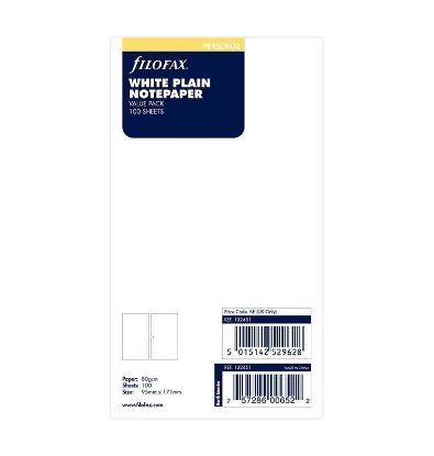 Picture of Org Personal Plain Notepaper (R) Value Pack White