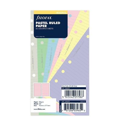 Picture of Org Personal Ruled Notepaper (R) Assorted Pastle Colours