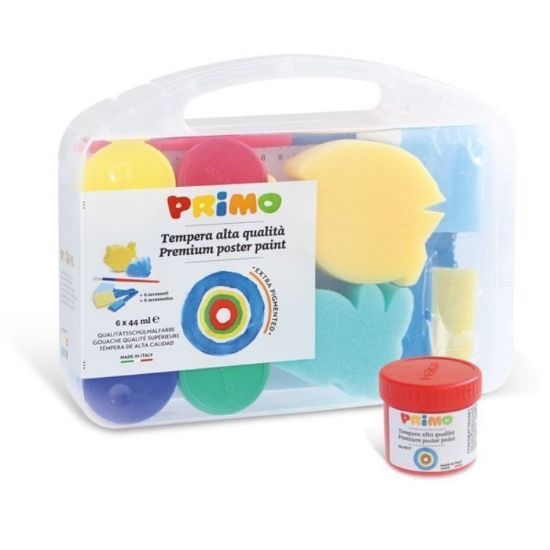 Picture of Primo Superset Poster Paint 6Colours,3Sponge Brush,1Brush