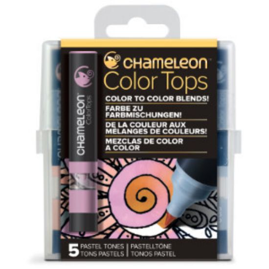 Picture of Chameleon 5-Colour Tops Pastel
