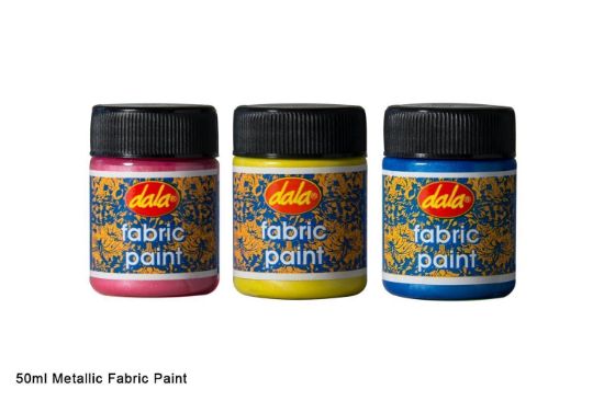 Picture of Dala Fabric Metallic Paint 50Ml - Various Colours Available