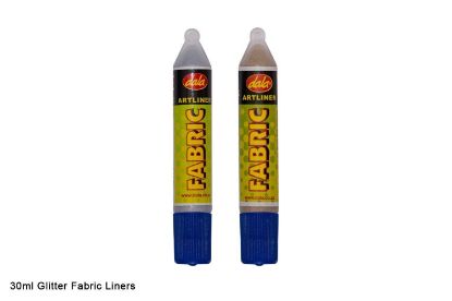 Picture of Dala Fabric Liner Glitter 30Ml - Various Colours Available