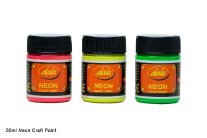Picture of Dala Craft Neon Paint  50Ml - Assorted Colours Available