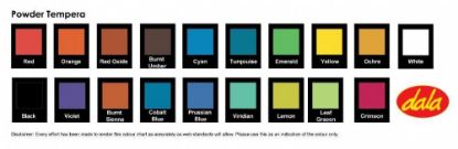 Picture of Dala Powder Temp 4Kg Bag - Various Colours Available