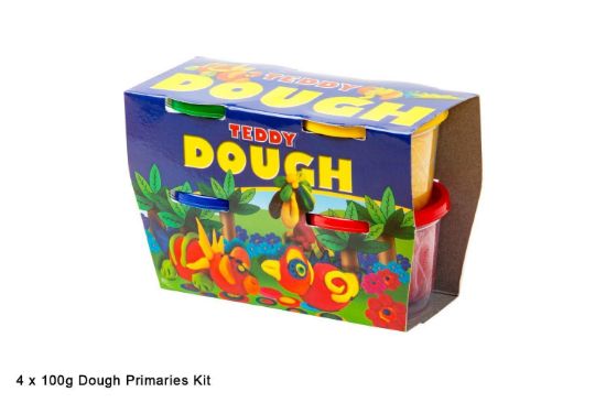 Picture of Teddy Dough 4X100ml Tubs
